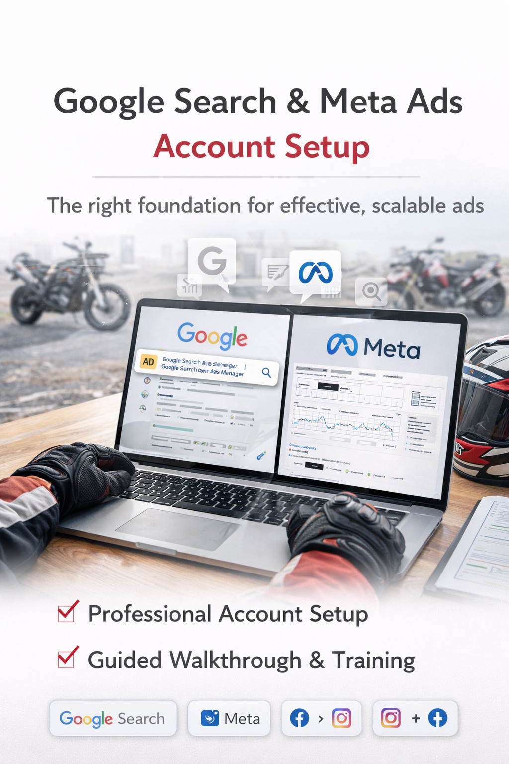 Google Search or Meta Ads Setup